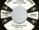 Joe Rose Lee Maphis ‎Picture A Ring And A Curl I Gotta Lotta Lovin' 4-41004 VG+