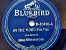 Glenn Miller 78rpm Single 10-inch Bluebird #B-10416 In The Mood EXCELLENT COPY