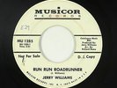 Northern Soul 45 - Jerry Williams - Run Run Roadrunner - Musicor - mp3