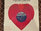 Pops We Love You Heart Shaped Colored Vintage MOTOWN Compilation Vinyl Record 45