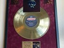 Deep Purple Perfect Strangers Vinyl Gold Metallized Record Mounted In Frame