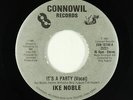 Modern Soul Boogie 45 - Ike Noble - It's A Party - Connowil - VG+ mp3
