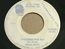Tyrannosaurus Rex Radio Spots 45 EP Promo Blue Thumb SP 503 T Rex G+
