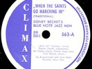 SIDNEY BECHET'S BLUE NOTE JAZZ MEN When the Saints go marching in 78rpm  X3122