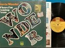 STEVIE WONDER WHERE I'M COMING FROM OG 1971 1st w/PUNCH-OUT LETTERS SHRINK HYPE