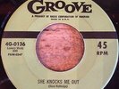 HEAR R&B ROCKERS PIANO RED - SHE KNOCKS ME OUT /JUMPIN WITH DADDY - GROOVE 45
