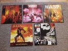 WASP Vinyl LPs, Inside Electric Circus, Live, Wasp, Headless, Last Command