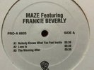 MAZE & FRANKIE BEVERLY   BACK TO BASICS 2 LP (1993) RARE MODERN SOUL PROMO