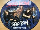 SKID ROW WASTED TIME 1991 UK ATLANTIC VINYL 12 PICTURE DISC A7570TP WITH STENCIL