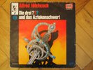 Hörspiel LP DIE DREI ??? FRAGEZEICHEN UND DAS AZTEKENSCHWERT Vinyl Kinder