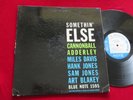 CANNONBALL ADDERLEY Something Else   Early US Mono Blue Note   Vinyl/ Cover vg-