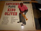 louis armstrong  vinyl l.p.        satchmo plays king oliver...