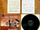 The Art Pepper Quartet: Mono Vinyl LP Tampa RS-1001 First Pressing + Sheet Music