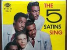 The Five Satins Sing EP 45 To The Aisle Ember Original Doo Wop EP-101