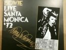DAVID BOWIE Live Santa Monica '72 EMI NUMBERED 1st Pressing Signed Autographed