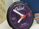 *new* THE KINGSTON TRIO vinyl record Desk / Table CLOCK An actual vinyl record