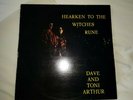 Dave and Toni Arthur- Hearken to the Witches Rune 1st press UK LP 1971 YELLOW