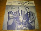 SONICS INC you don't hear me 45 + PICTURE SLEEVE GARAGE PUNK / SURF INSTRO HEAR