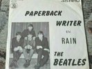 BEATLES - RARE 7' SOUTH AFRICA - 45-SPD 386 - PAPERBACK WRITER / RAIN PIC SLEEVE