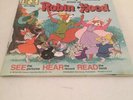 Walt Disney Story Of Robin Hood 24 Page Book and 33 1/3 RPM Record 1973 EditionJ