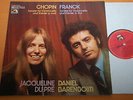 Du Pre Barenboim Chopin Franck Cello Sonatas German EMI Stereo 70s NM