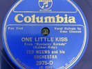 Ted Weems Orchestra-Hot Dance Sidee-Columbia 2975-One Little Kiss-EX