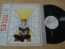 Mick Karn ?– Titles Vinyl LP V2249 Embossed Sleeve 1982 Electronic Synth Pop