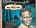Rare 10 Inch LP 1952 Nat King Cole Unforgettable Too Young Mona Lisa +5