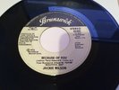 Northern Soul ORIGINAL White Demo Jackie Wilson Because of you Brunswick 1973