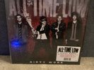 All Time Low Dirty Work Red With White Splatter Vinyl