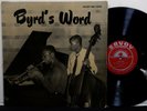 Byrds Word LP SAVOY MG 12032 MONO DG RVG 1955 Jazz BYRD FOSTER JONES CLARKE