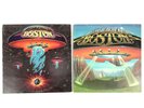 BOSTON LP Epic 34188 35050 Orange Hard Label Vinyl Records Tom Scholz 1976 & 78