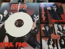 KISS - APRIL FOOL - RARE WHITE WAX LP OHIO , 1974 LTD GENE + POSTER + INNER NEW