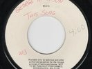 George Harrison Test Pressing 45 This Song Beatles Dark Horse Warner Bros.