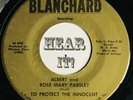 FL Hillbilly Bopper / Weeper 45 ALBERT & ROSE MARY PARSLEY on BLANCHARD hear