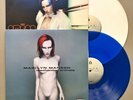 Marilyn Manson Mechanical Animals LP Vinyl Record Colored Blue White 1998