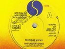 THE UNDERTONES Teenage Kicks SIRE 1978 UK 2 TRACK 45RPM PROMO VINYL 7