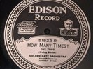 Golden Gate Orchestra-Edison 51822-How Many Times/Adorable-EX+