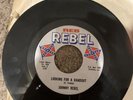 Rare JOHNNY REBEL 1960's Reb Rebel Records Outlaw Country 45rpm #504