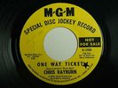 UK mod pop psych 45 Chris Rayburn One way ticket MGM 13968 Promo NM-