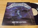 METALLICA - RIDE THE LIGHTNING LP RARE 1984 MEGAFORCE 1ST PRESS THRASH METAL
