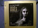 HOLY BIBLE FAVORITE PASSAGES FROM THE HOLY BIBLE 1970 3 RECORD SET ROYAL RECORD