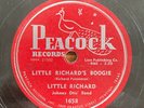R&B 78 rpm LITTLE RICHARD Little Richard's Boogie PEACOCK 1658 Johnny Otis