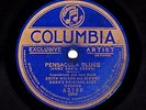 EDITH WILSON + JOHNNY DUNN 78  PENASCOLA BLUES / EVIL BLUES US COLUMBIA A 3746 V