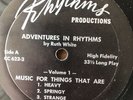 RUTH WHITE - Adventures In Rhythms - vintage kids electronic synth weird 7