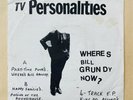 TV Personalities - Where's Bill Grundy Now 45/7