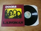 THE DOORS LA WOMAN 1973 Uk 1st Press Elektra Butterfly Label EMBOSSED Near Mint