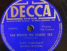 Decca 5716 Cliff Carlisle Bucklebusters BEYOND STARRY SKY 1938 78 rpm E+ Country