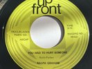 RARE Northern Soul 45 - RALPH GRAHAM: She Just Sits There UPFRONT 45-021 NM