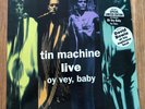 David Bowie Tin Machine Live LP Originial Vinyl Oy Vey Baby Rare Genuine NM